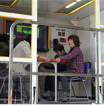 防災センター見学の様子2