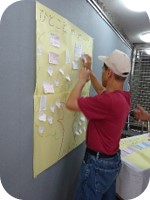 育成会・福成会合同作品展見学の様子6